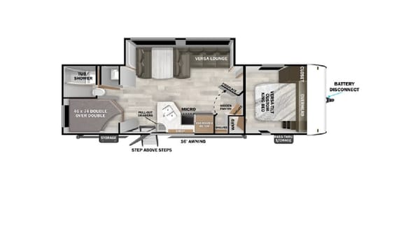 Salem 26 ICE (ICE2). 33 ft, Travel trailer Sleeps 8