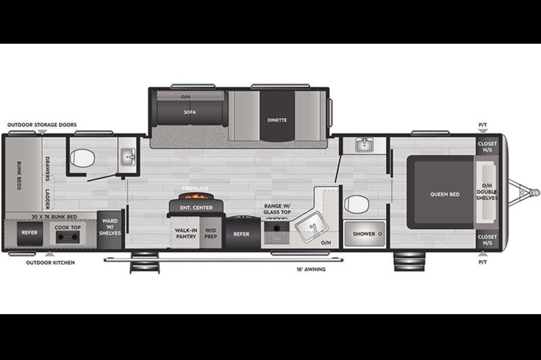  Rv Rentals Way Of Life's Family Special, 2-Bed/2-Bath 335BHSWE Travel Trailer S2
