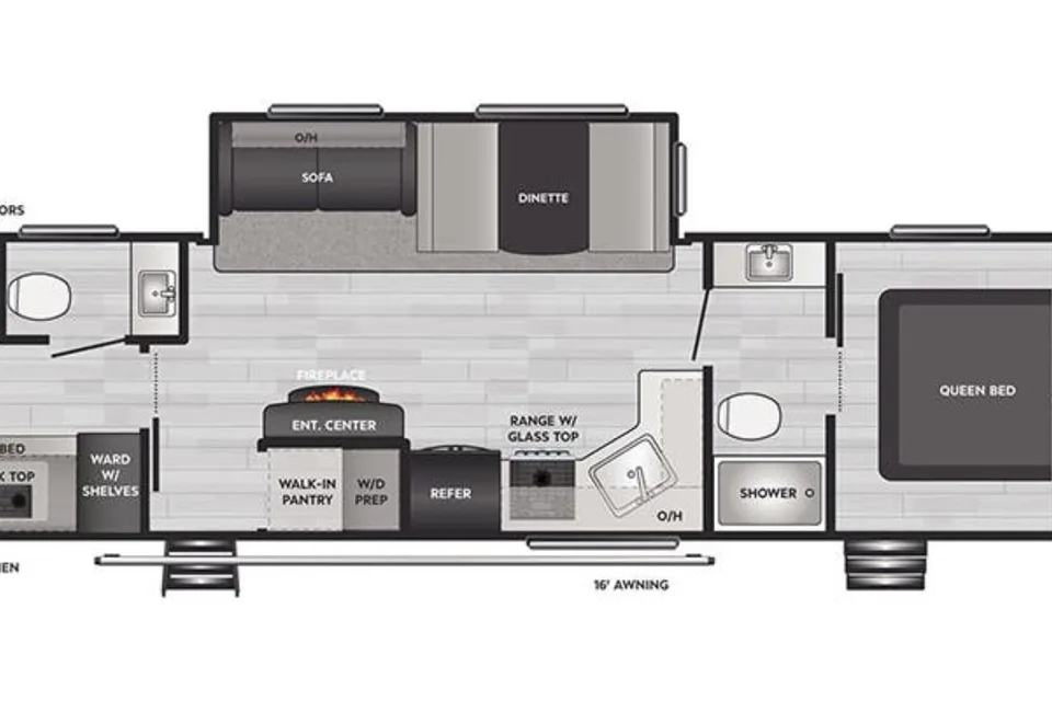  Rv Rentals Way Of Life's Family Special, 2-Bed/2-Bath 335BHSWE Travel Trailer S2