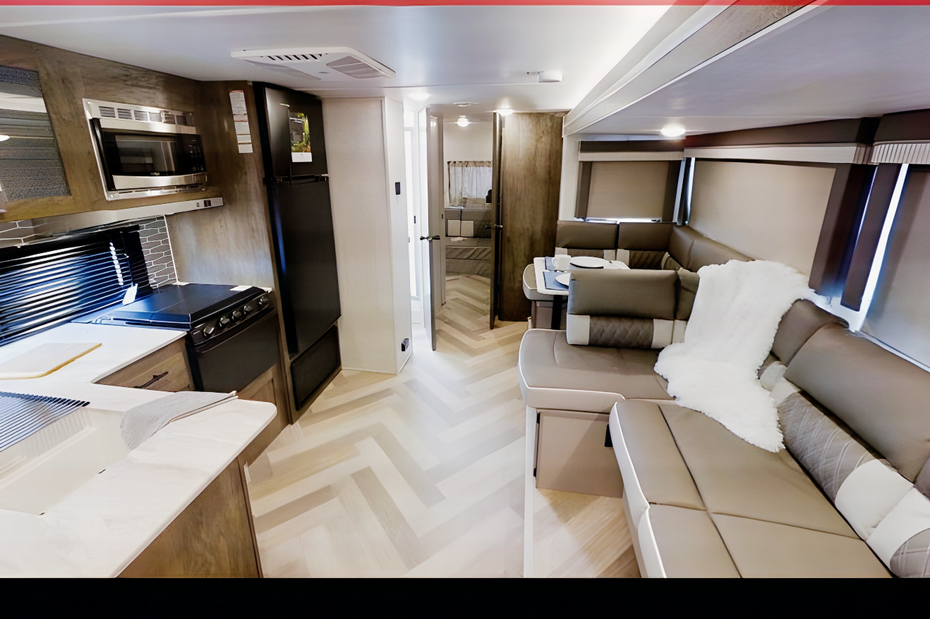 Joe And Carol's 33' Forest River Family Travel Trailer sleeps 8