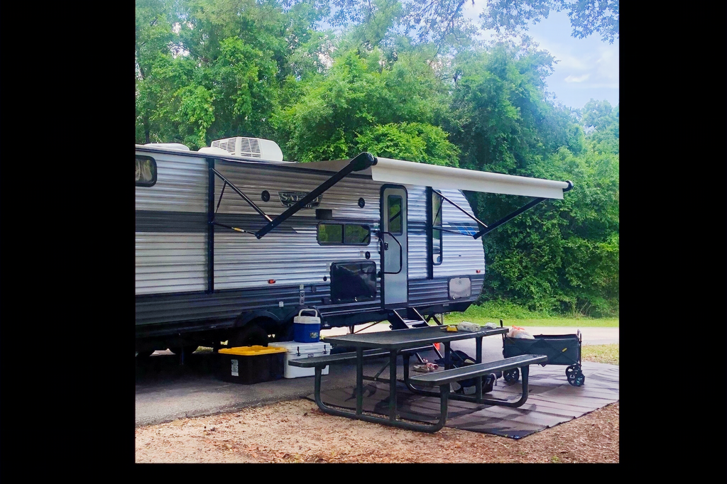 Joe And Carol's 33' Forest River Family Travel Trailer sleeps 8