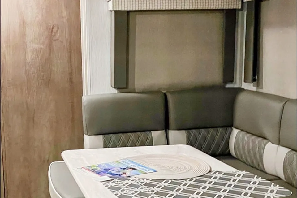 Joe And Carol's 33' Forest River Family Travel Trailer sleeps 8