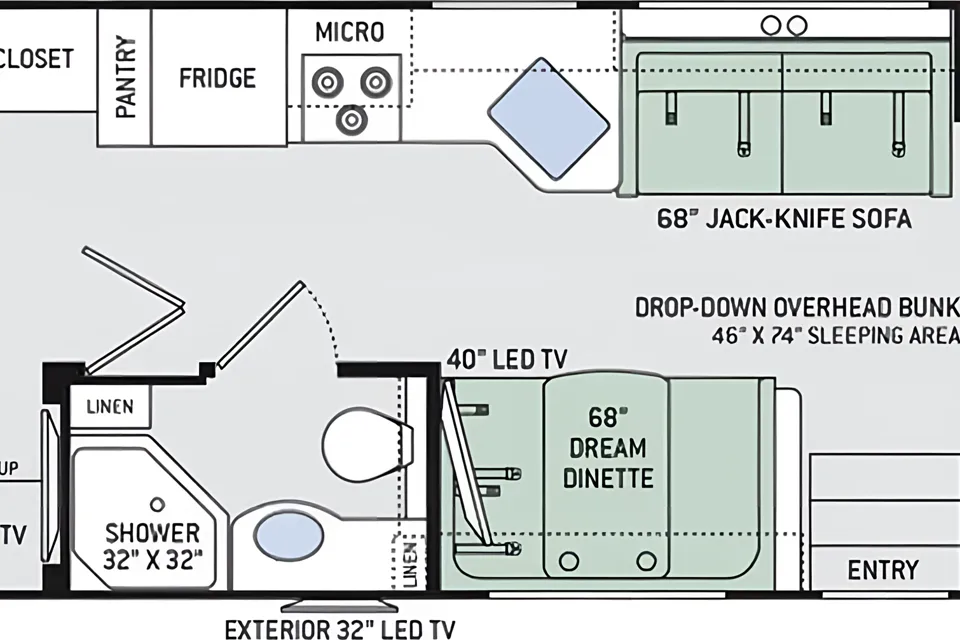 Renovated RV - WiFi, Pets, Off-Grid Friendly, Towing, 24/7 Support, Near Airport