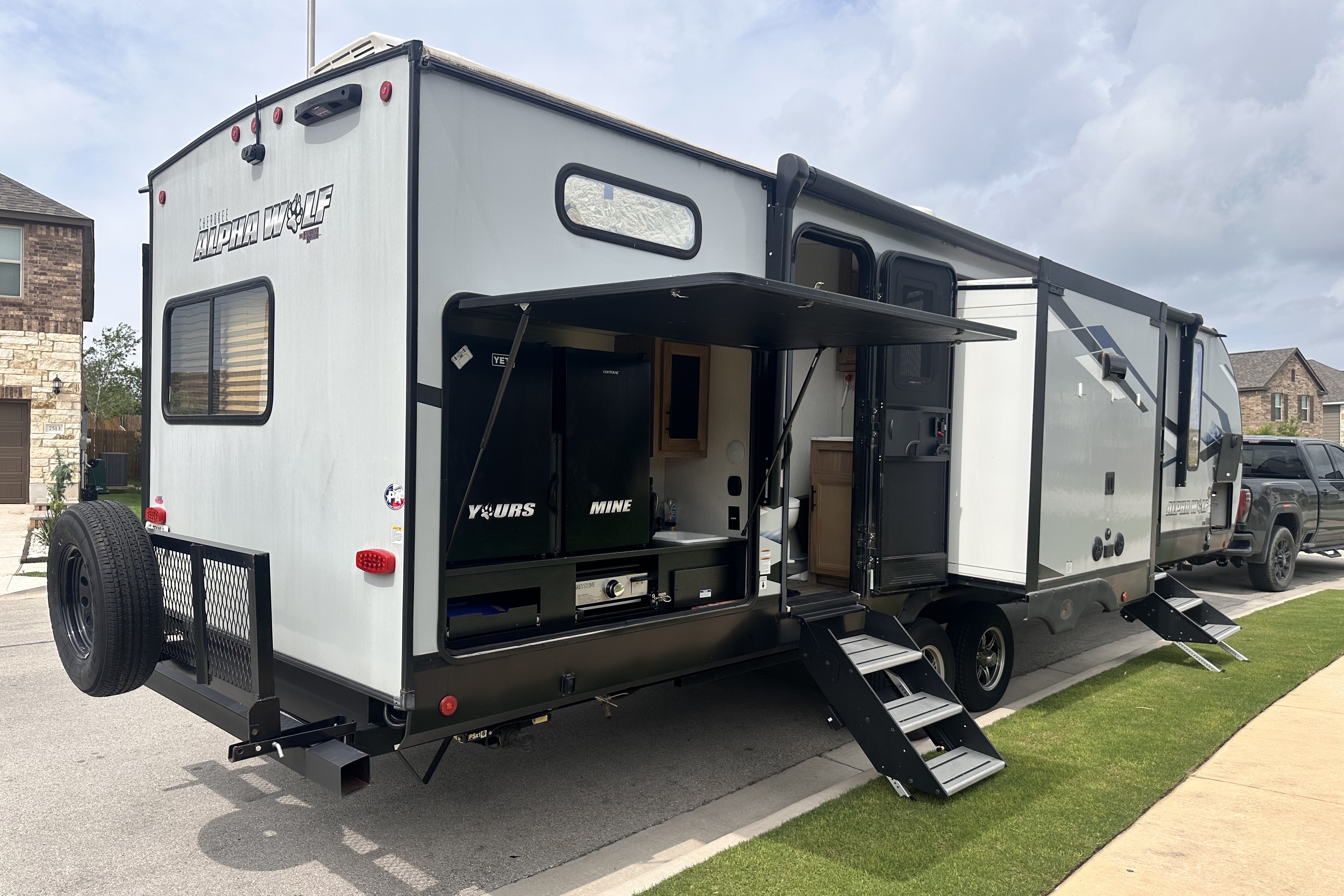 Esperanza's Forest River Alpha Wolf Travel Trailer