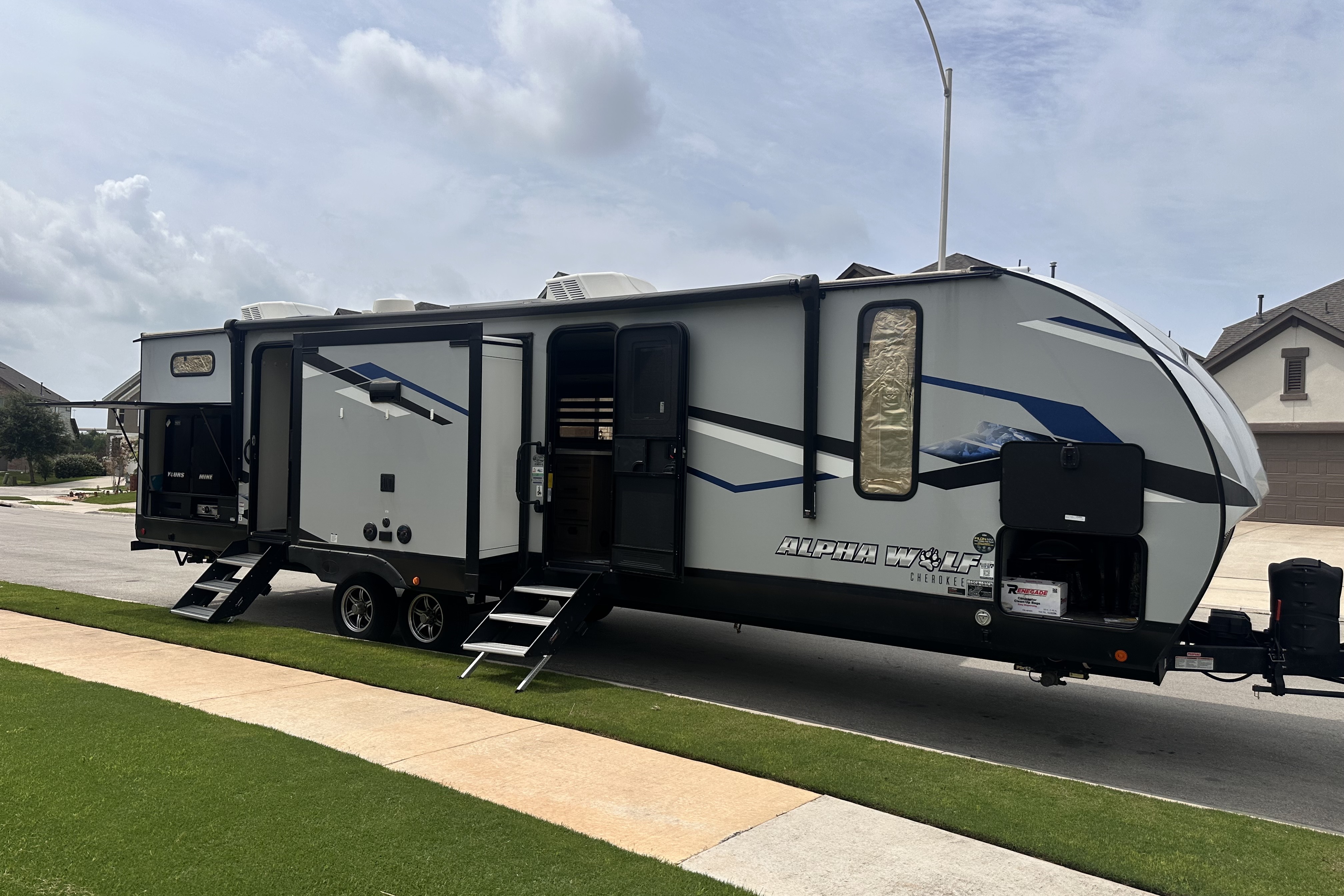 Esperanza's Forest River Alpha Wolf Travel Trailer