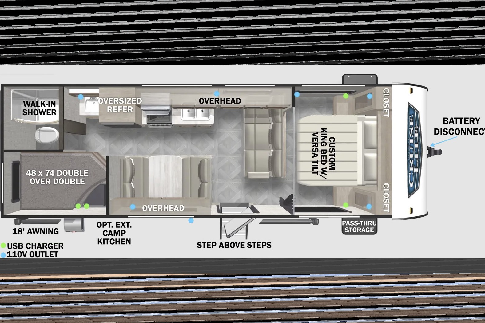 2024 Forest River RV Salem Cruise Lite 261BHXL Sleeps 6!