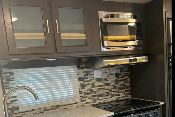 Two bedroom Forest River Travel Trailer bunkhouse sleeps 10