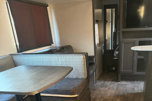 Two bedroom Forest River Travel Trailer bunkhouse sleeps 10