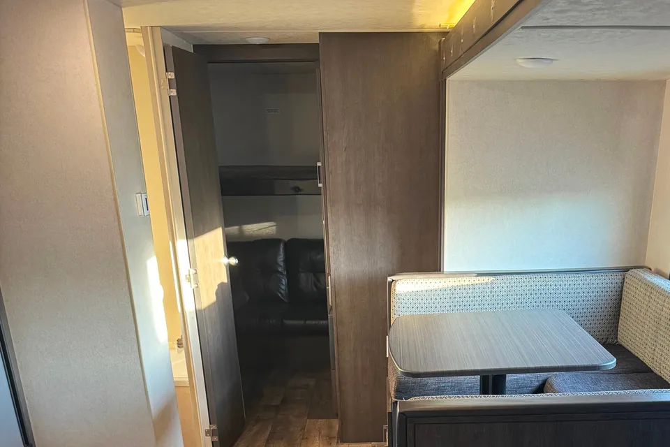 Two bedroom Forest River Travel Trailer bunkhouse sleeps 10
