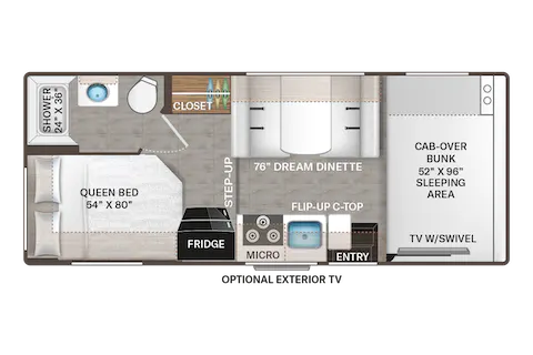 Brand-new 2024 Thor Chateau Class C 24 ft. - FREE PRIVATE SHUTTLE - Mathilda - 