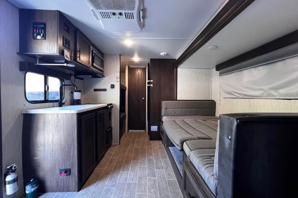 Heather's Forest River charokee wolf pup Travel Trailer