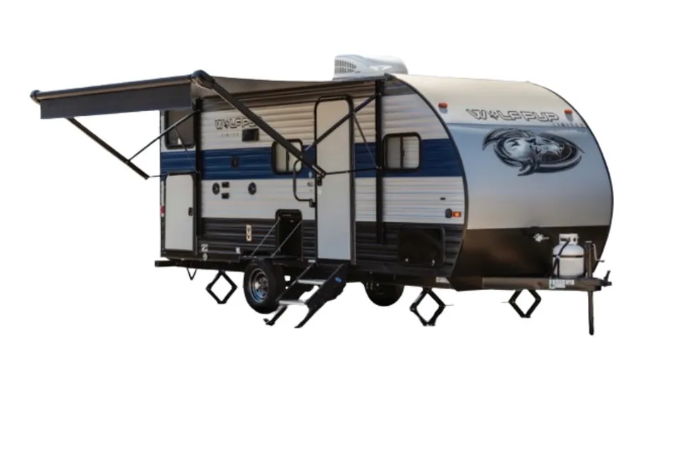 Heather's Forest River charokee wolf pup Travel Trailer