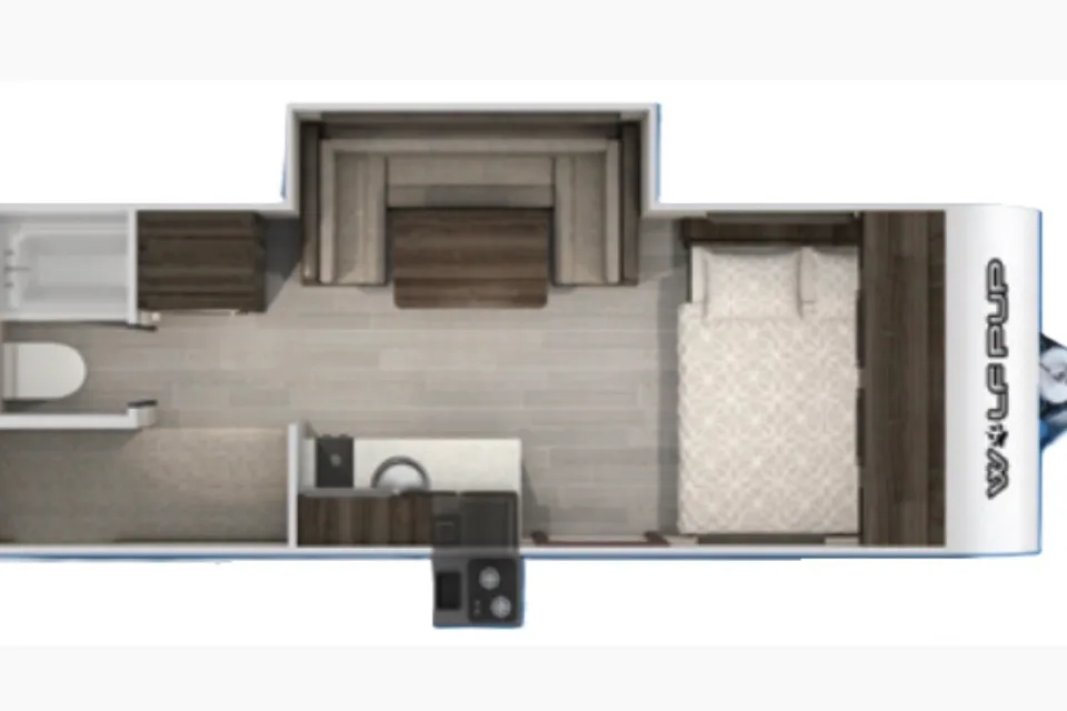 Heather's Forest River charokee wolf pup Travel Trailer