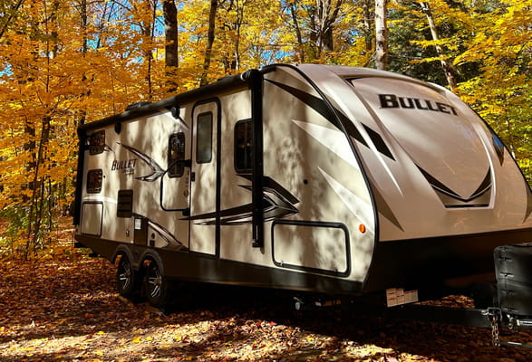 “Our Happy Place” Keystone Bullet Travel Trailer