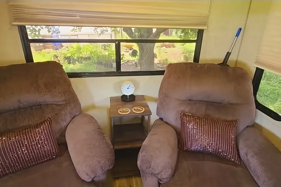 Tahi Healing - Forest River Cherokee Grey Wolf Travel Trailer