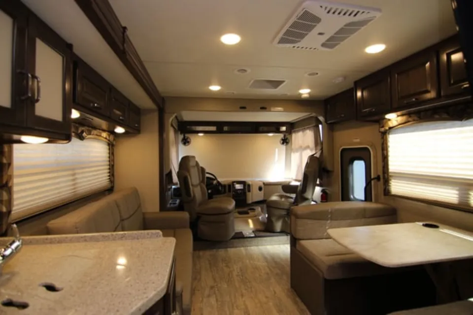 Luxury RV Camping - Thor Hurricane Class A