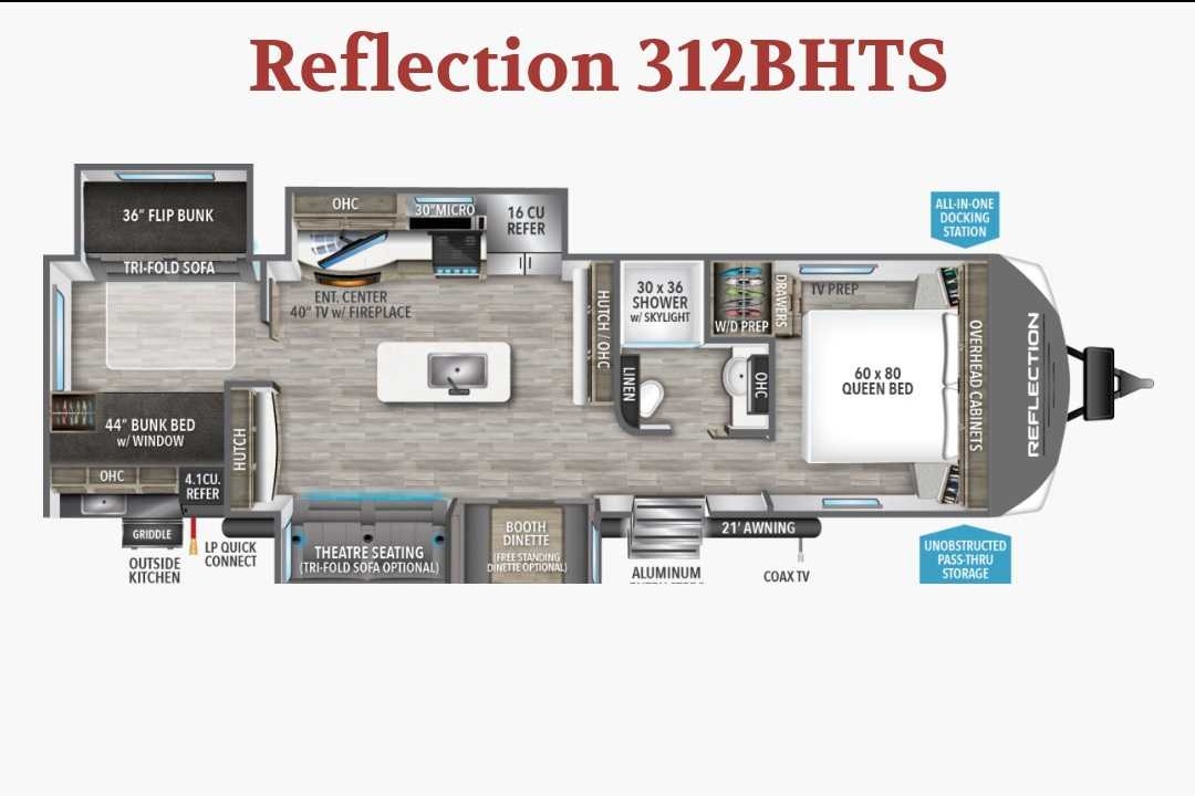Shy's Grand Design Reflection 312BHTS Travel Trailer