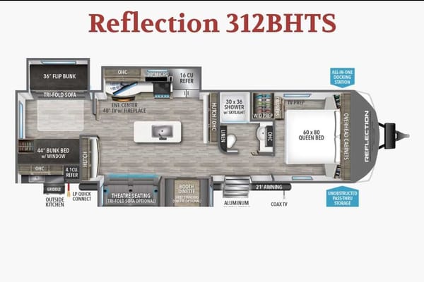 Shy's Grand Design Reflection 312BHTS Travel Trailer
