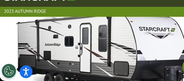 Blaine and Victorias Starcraft Autumn Ridge Travel Trailer