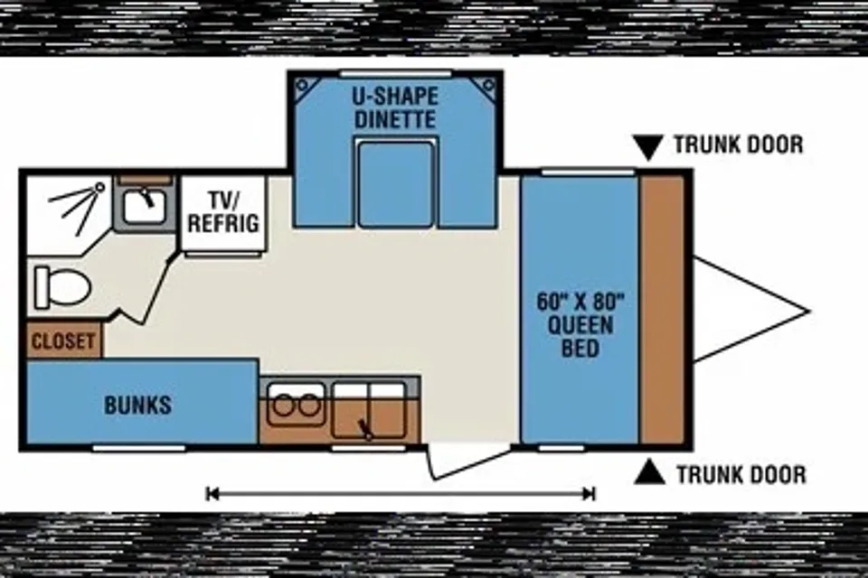 902 RV Rentals K-Z Spree Escape Travel Trailer