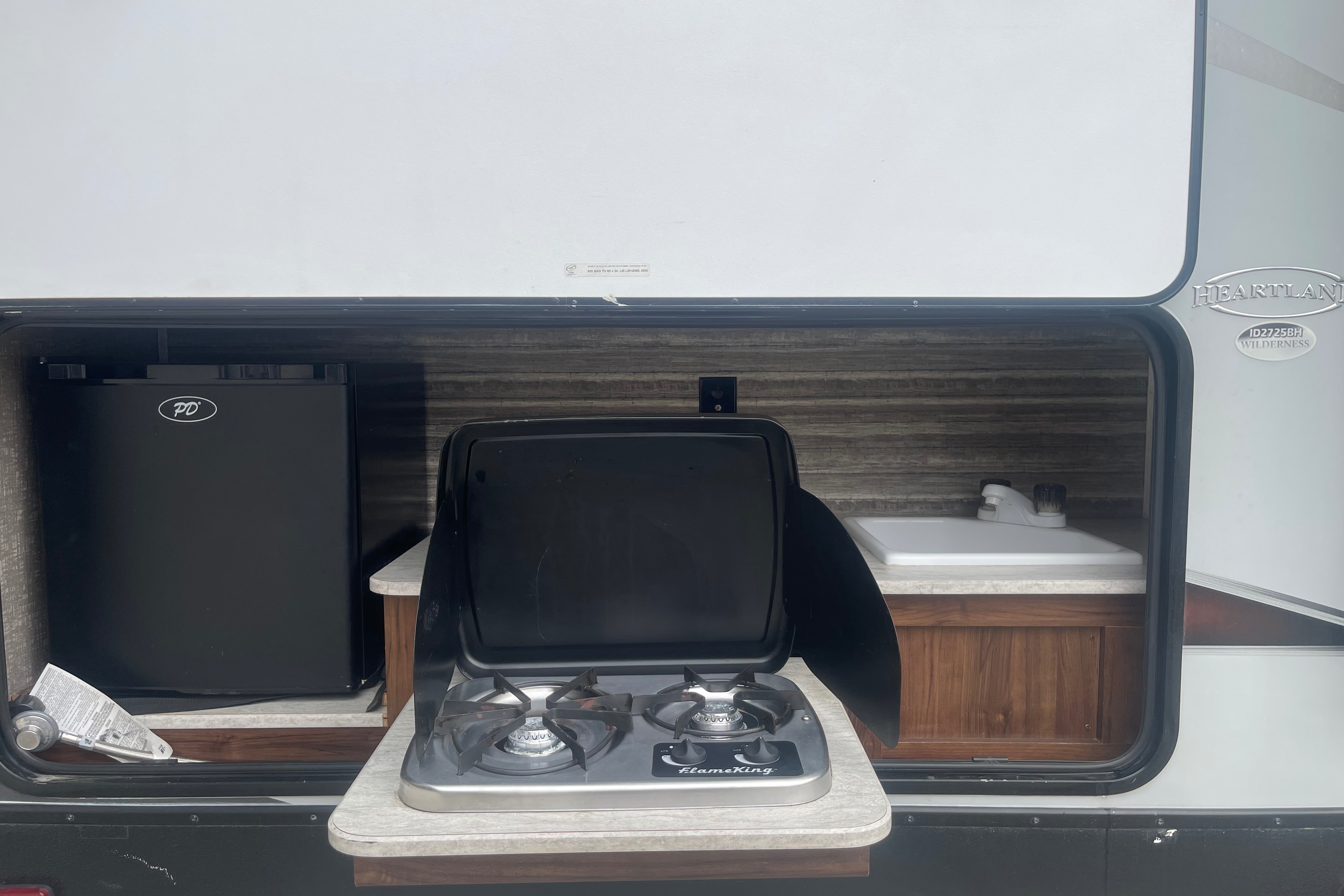 Lisa's and Travis's Heartland Wilderness Travel Trailer