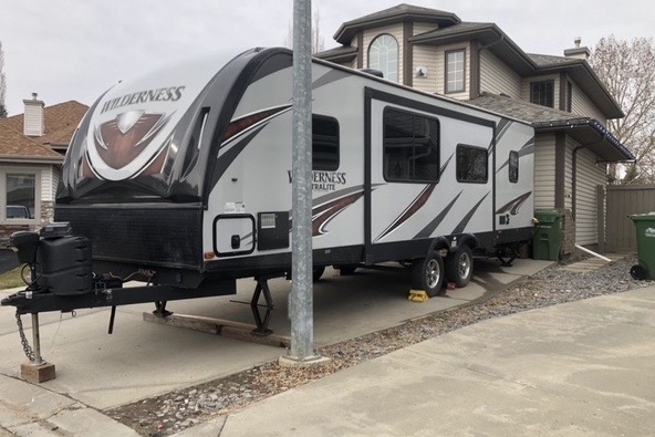 Lisa's and Travis's Heartland Wilderness Travel Trailer
