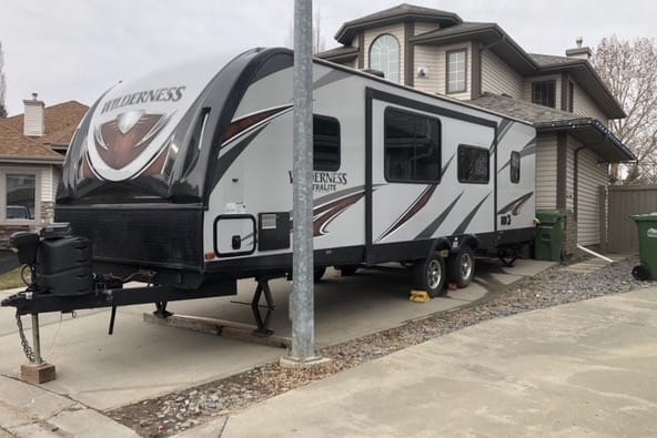 Lisa's and Travis's Heartland Wilderness Travel Trailer