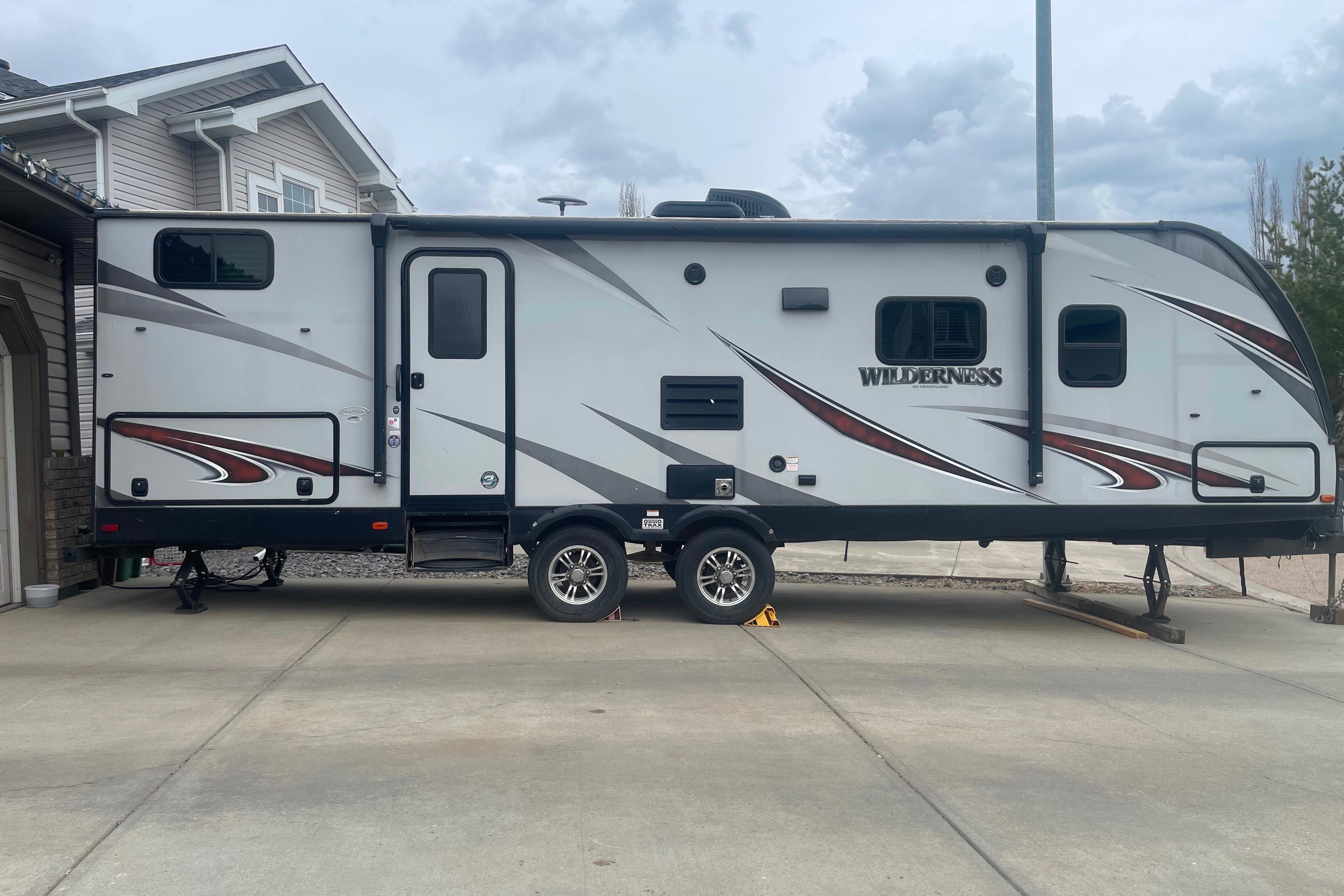 Lisa's and Travis's Heartland Wilderness Travel Trailer