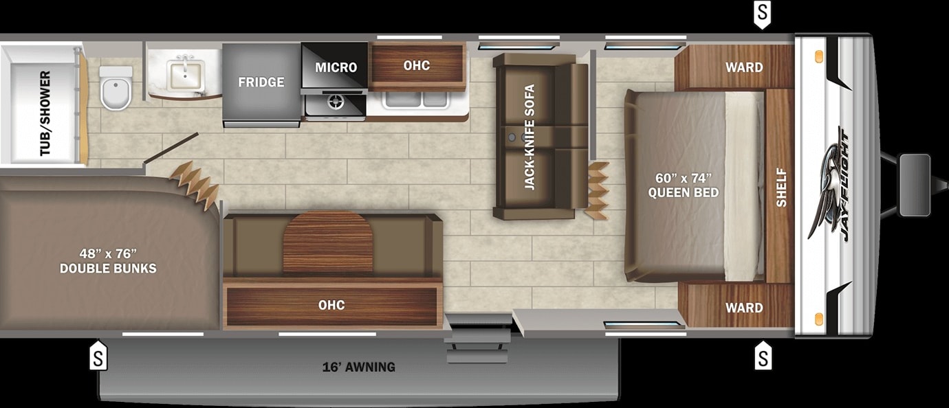 Sam's Jayco Jay Flight SLX 8 Travel Trailer