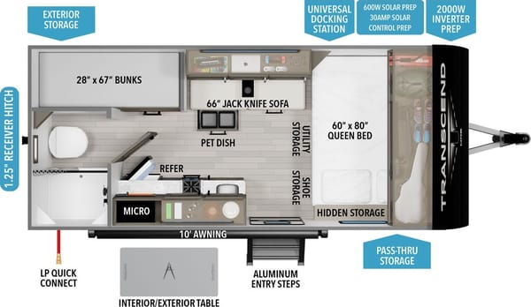 BRAND NEW 2026 20ft Travel Trailer Towable by most SUVs