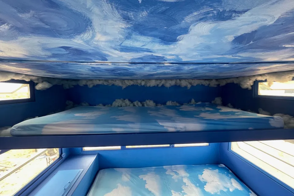 Puffy The Cloud Burning Man Warn The West Trailer Rental