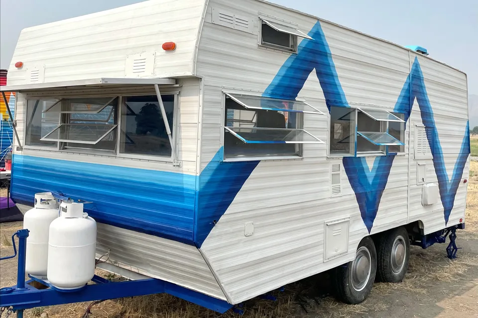 Puffy The Cloud Burning Man Warn The West Trailer Rental
