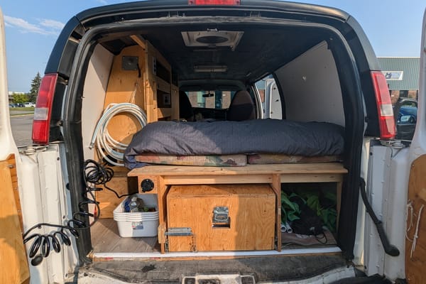 Shoebill Plumber campervan (GMC Savana 2015)