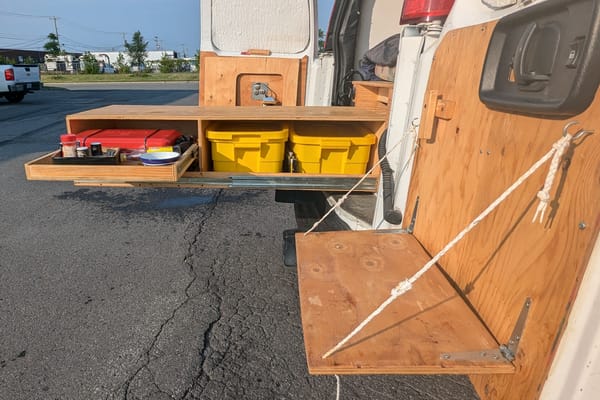 Shoebill Plumber campervan (GMC Savana 2015)