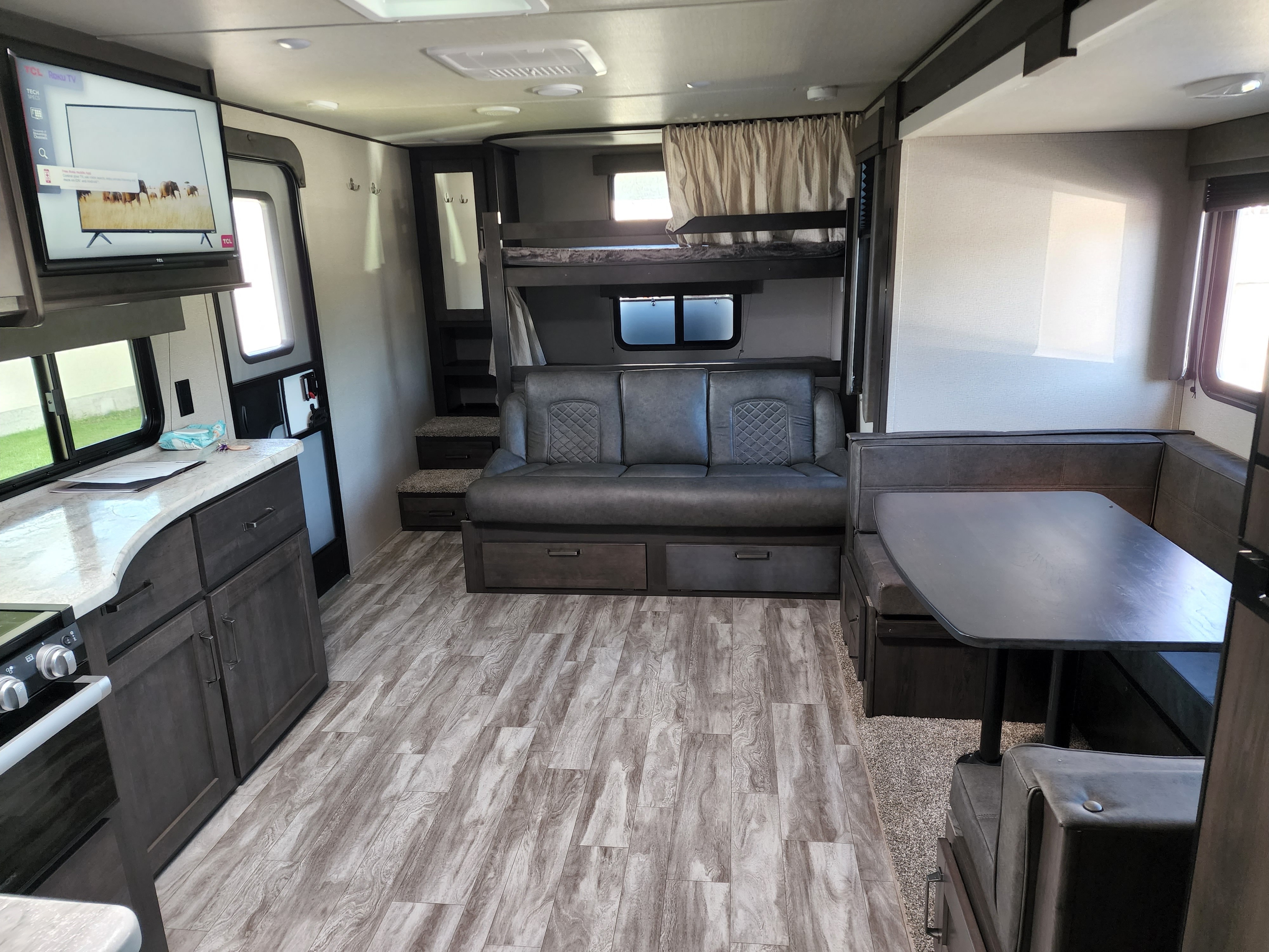 Your perfect getaway in Greg and April's Grand Design Transcend Travel Trailer