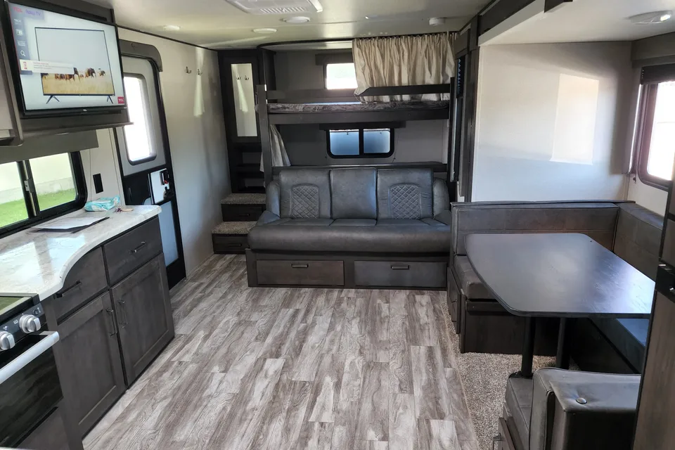 Your perfect getaway in Greg and April's Grand Design Transcend Travel Trailer
