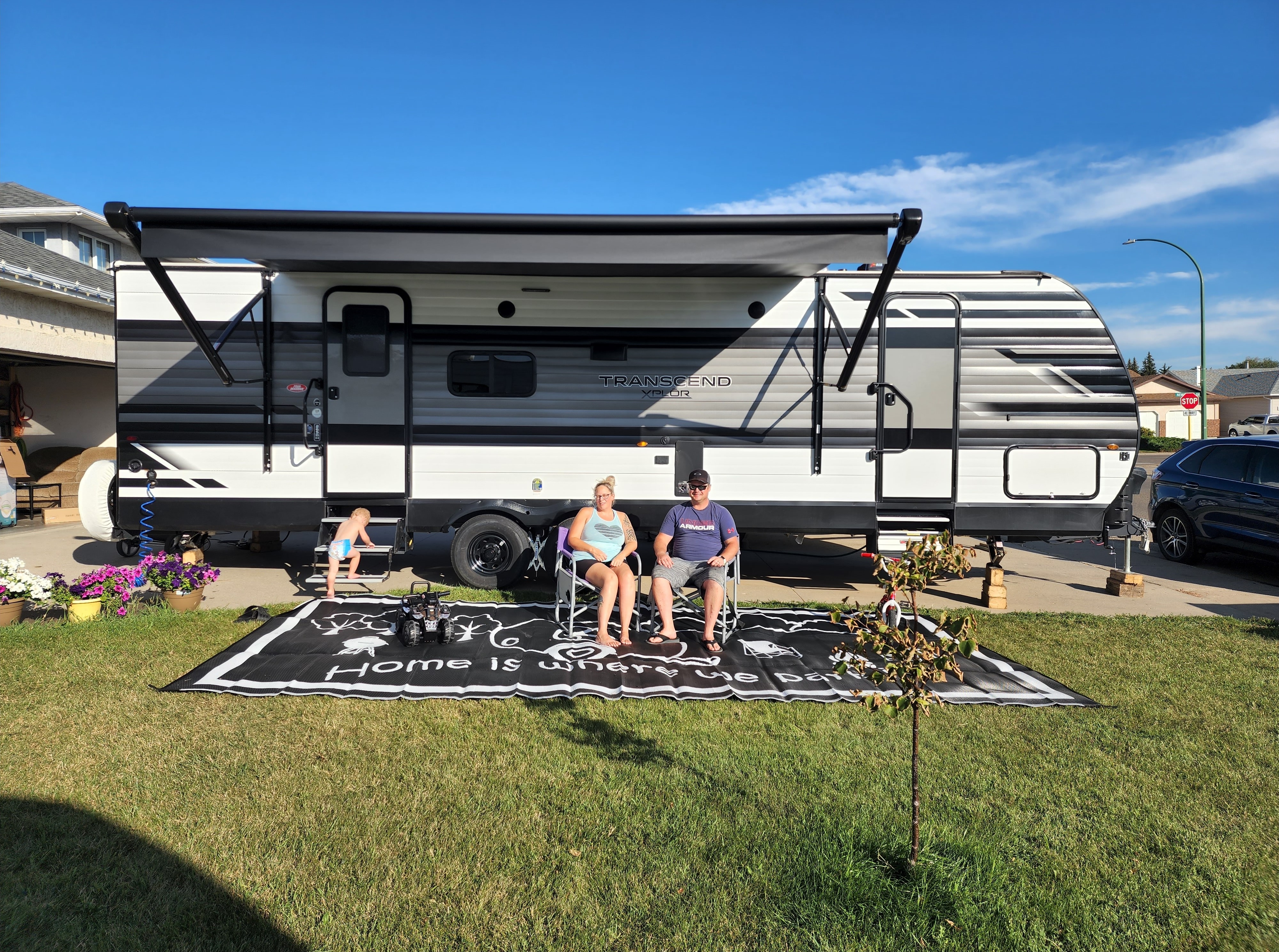 Your perfect getaway in Greg and April's Grand Design Transcend Travel Trailer