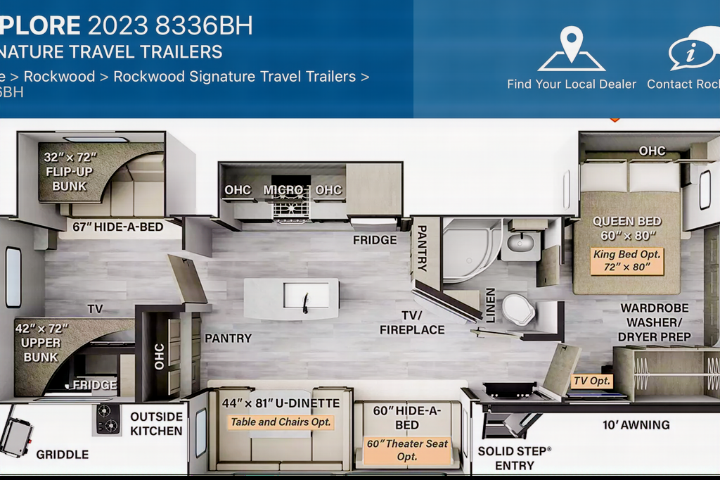 Immaculate! Forest River 8336BH Trailer w/ Bunk Room