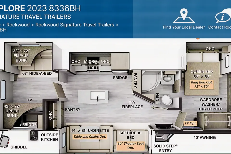 Immaculate! Forest River 8336BH Trailer w/ Bunk Room