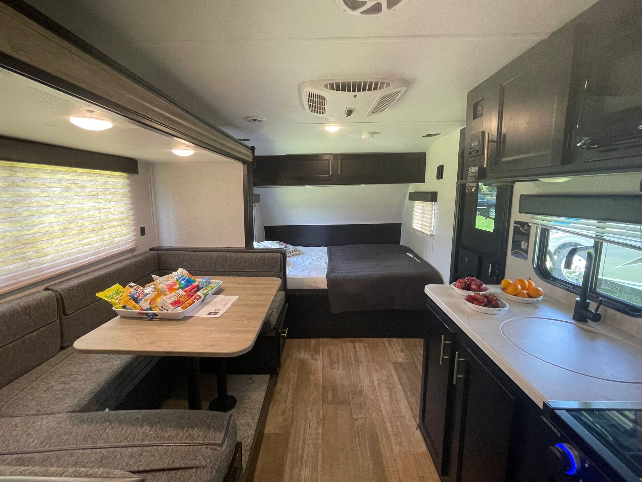 Jenny's Forest River M-17 wolf pup Travel Trailer LS22