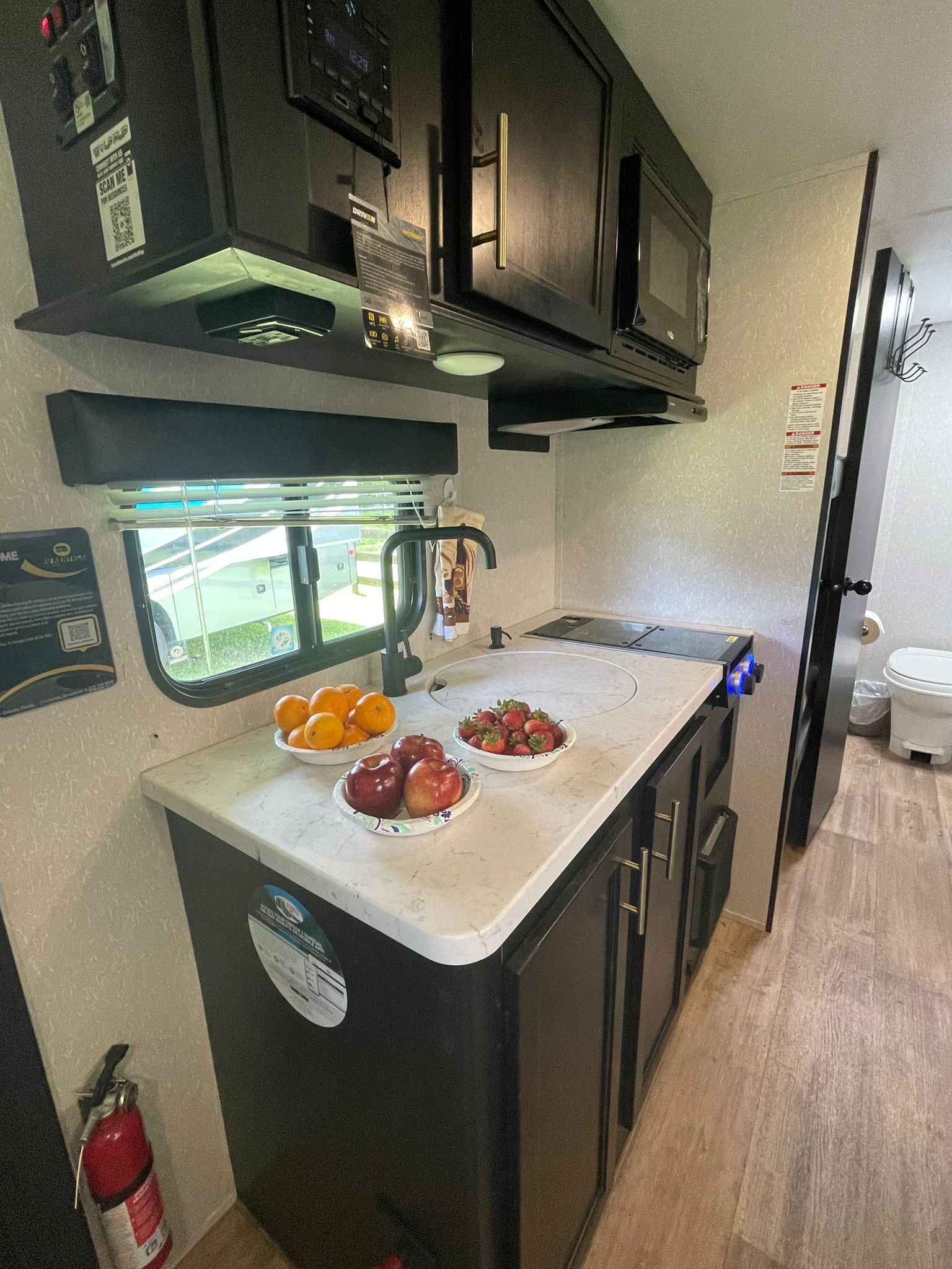 Jenny's Forest River M-17 wolf pup Travel Trailer LS22