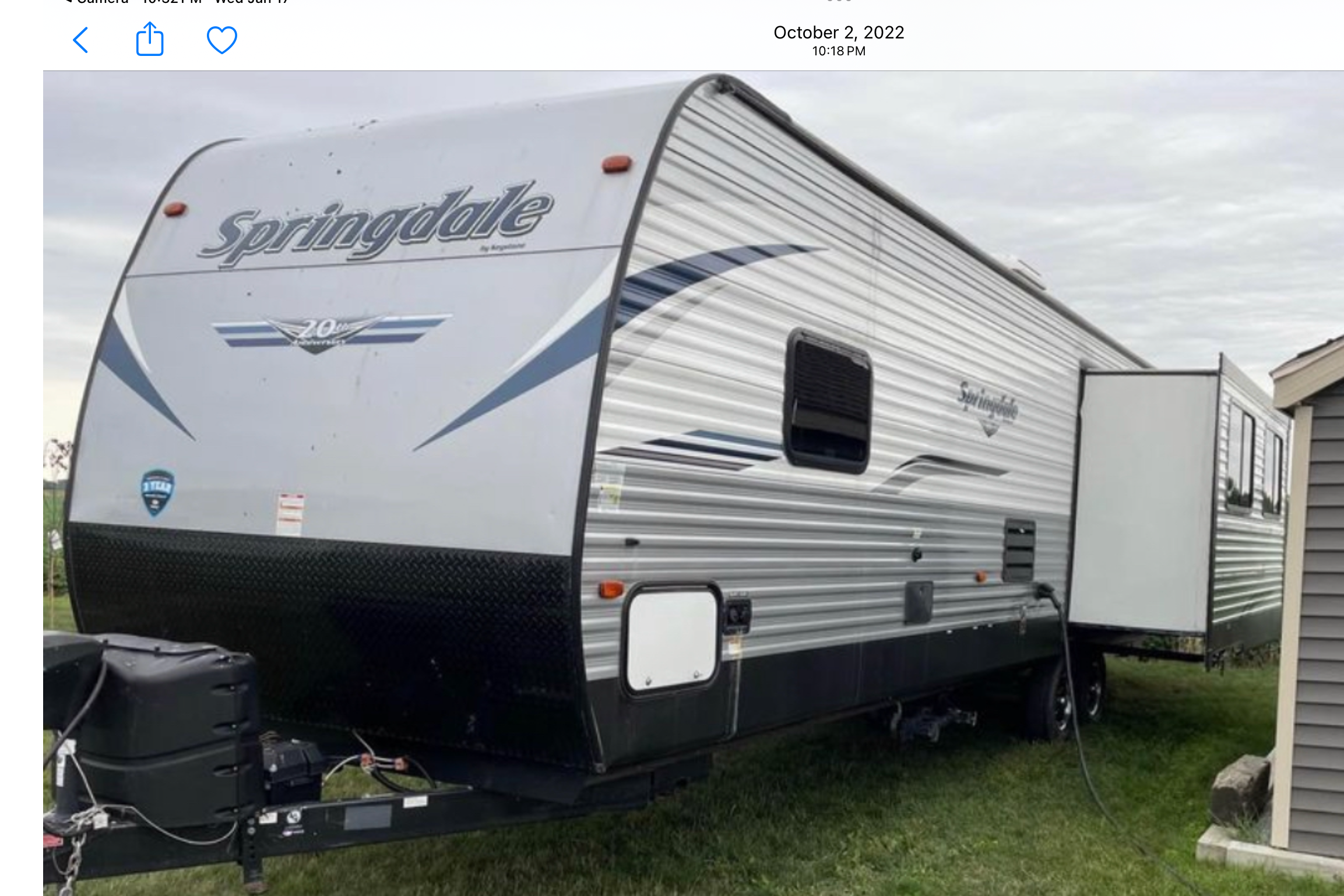 Springdale Keystone Travel Trailer