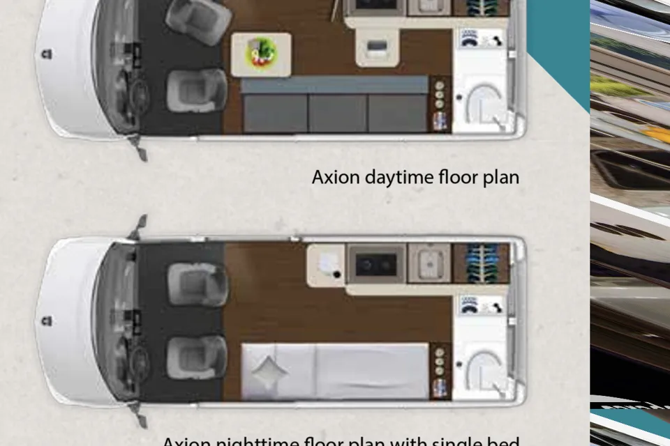 Clean Fully Contained OFF-Grid Capabilities Hymer Carado Axion Class B