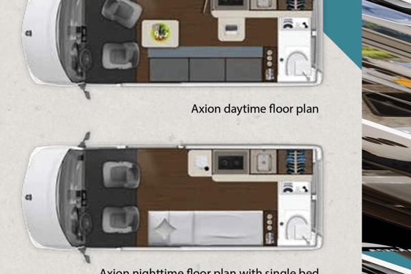 Clean Fully Contained OFF-Grid Capabilities Hymer Carado Axion Class B