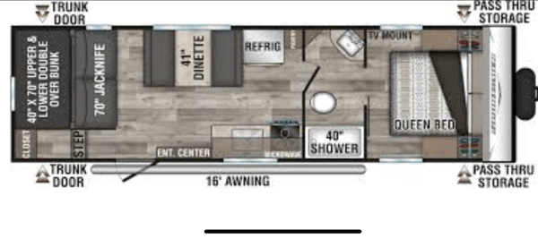 CMTRAILER KZ 270BHSE Travel Trailer