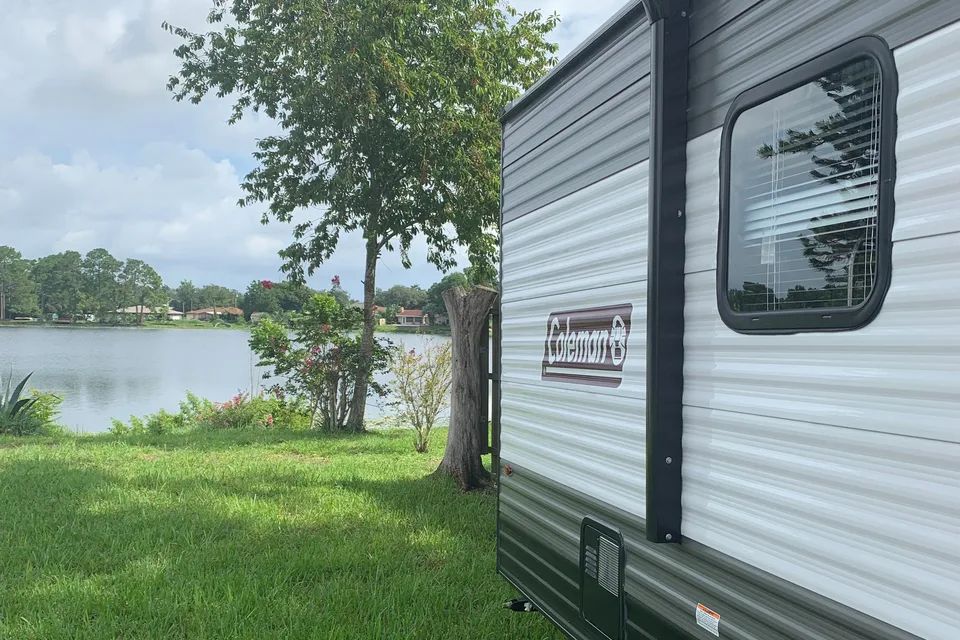 Petey's Coleman lantern 17b Travel Trailer