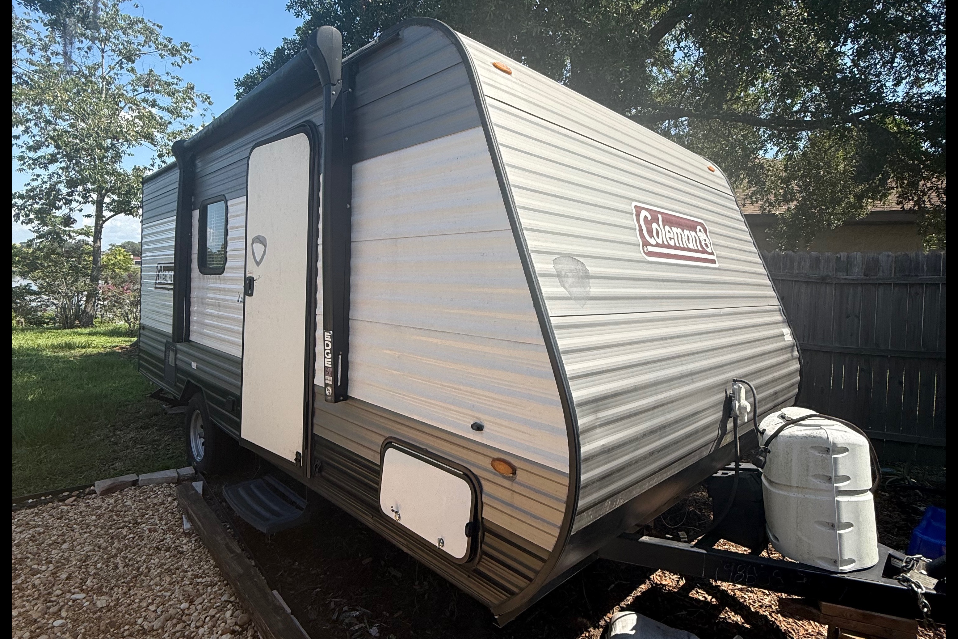 Petey's Coleman lantern 17b Travel Trailer
