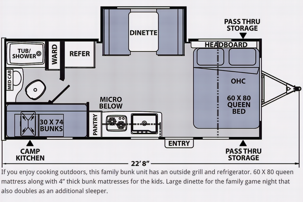 Family Traveler -  Coachmen Apex Nano 194 BHS Travel Trailer