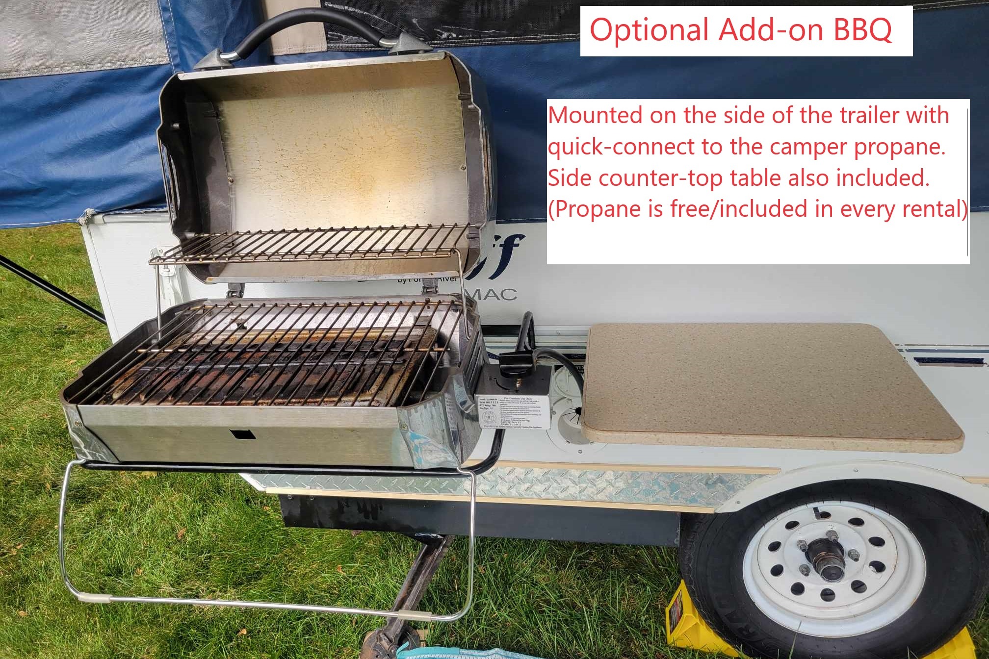 Comfy & Big lightweight Flagstaff Tent Trailer