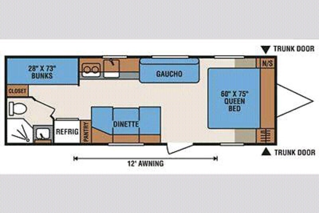 KZ Inc - Sportsmen - 4500 lbs - Sleeps 6